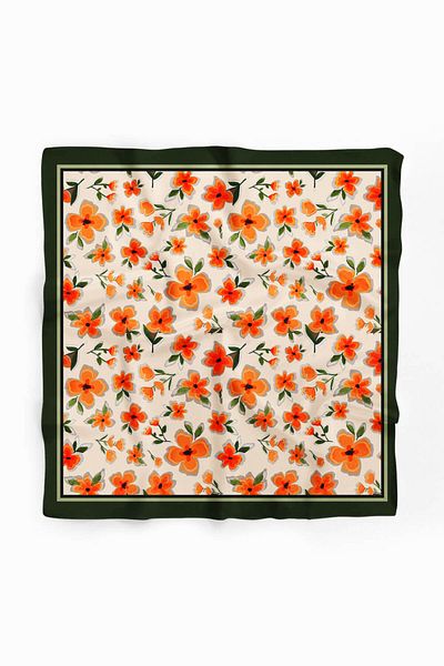 Modabutik CRUSH FLOWER DESIGNED BANDANA