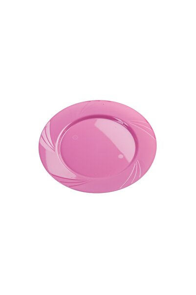 Plastik Kristal Tabak 230 Mm Pembe 144 Adet