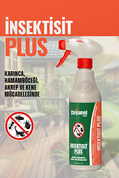 Chrysamed İnsektisit Plus 500 ML Karınca Hamamböceği Akrep Kene Mücadelesi İç...