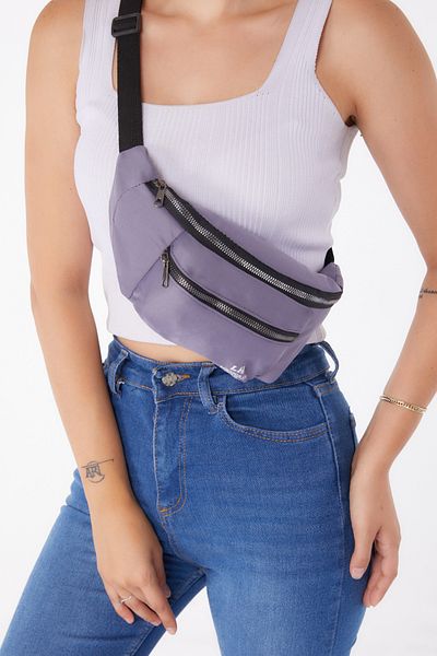TOFİSA Anthracite Women's Waist Bag - 25660