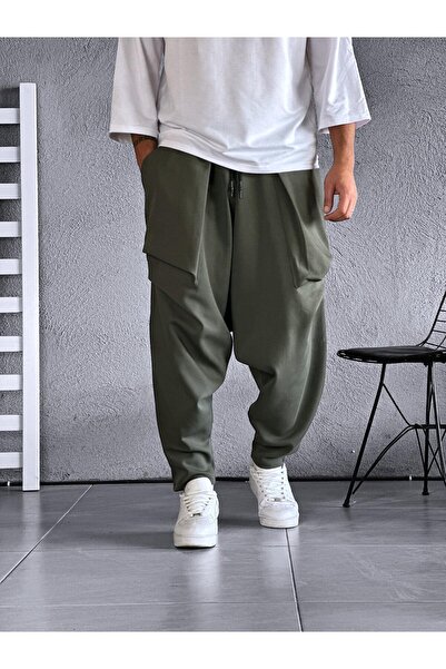 COCOPELLI Χακί Πράσινο Αβανγκαρντ Σαλβάρ