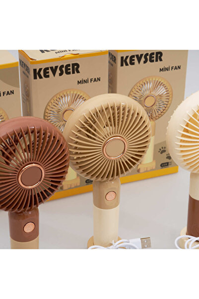 kevser bijuteri Turbo Üfleme 3 kademeli El Ve Masa Fanı Taşınabilir Şarjlı El Fanı Vantilatör