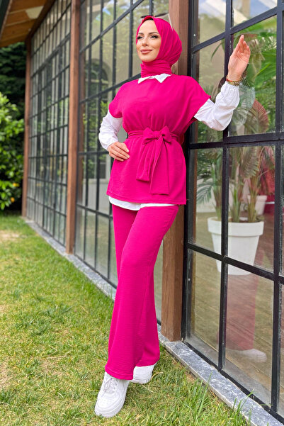 TOFİSA Double Suit Fuchsia - 11448