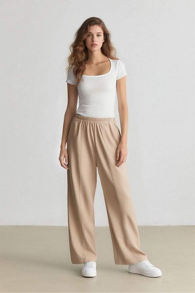 DeFacto Stretchy Waisted Basic Straight Harem Pants E4359Ax25Sp