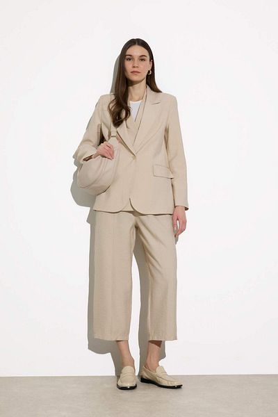 DeFacto Double Breasted Lapel Pocket Blazer Jacket E4357Ax25Sp