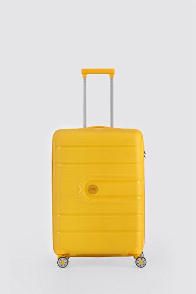 ÇÇS Ultra Hafif Polipropilen Kırılmaz Kabin Boy Valiz