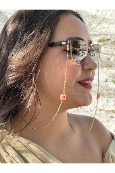 glasses accessory Gözlük Zinciri Kare Epoksi