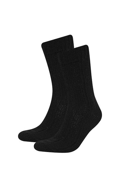 DeFacto Men's 2-Pack Wool Winter Socks E9000Axns