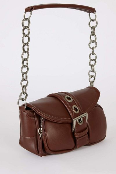 DeFacto Women's Faux Leather Shoulder Bag E3355Axns