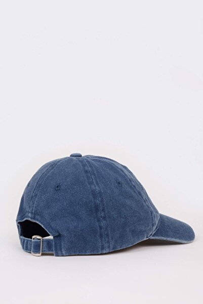 DeFacto Erkek Çocuk Nakışlı Jean Cap Şapka D5313A825SM