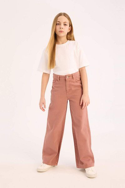 DeFacto Girl Wide Leg Wide Leg Cotton Pants D9131A825Sm