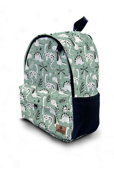 Kokopatik Rucsac verde cu model Dino
