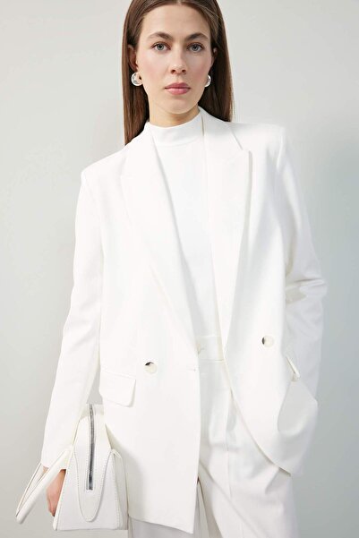 DeFacto Oversize Geniş Kalıp Ceket Yaka Blazer Ceket E7732AX25SP