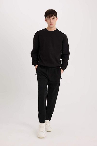 DeFacto Slim Fit Slim Fit Pike-Jogginghose mit Reißverschlusstasche D5258AX25SP