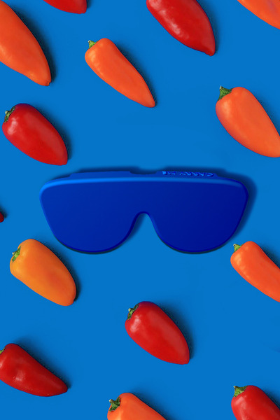 CARRY Me Case Lacivert Silikon Gözlük Kılıfı