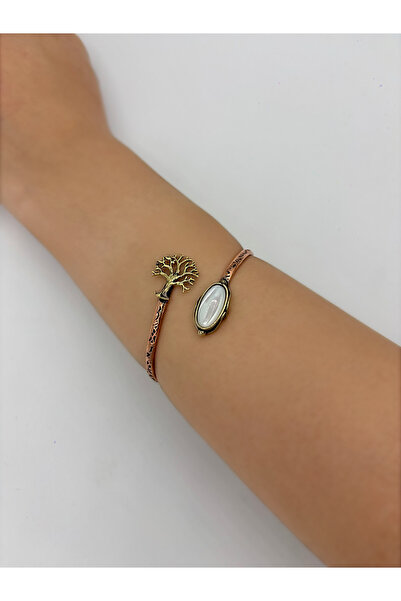 MESABİJUTERİ Hayat Ağacı Doğal Taş Bakır Bileklik