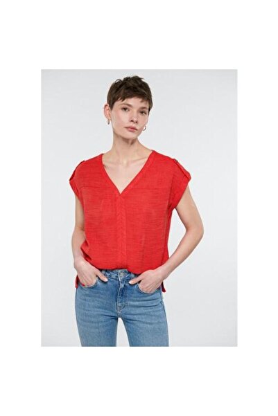 Mavi Kırmızı Kadın Bluz M122504-30648