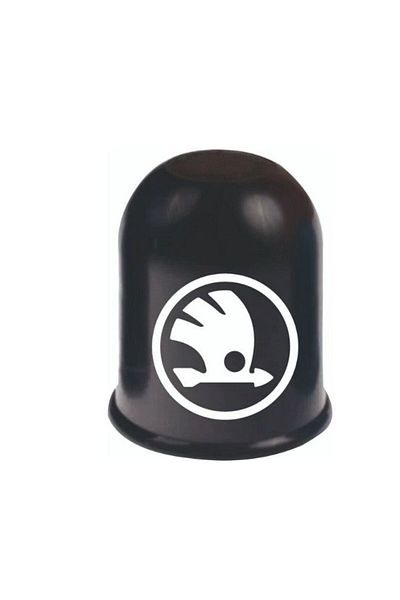 Autohelix MSA Husă de protecție pentru cuplajul remorcii auto, din plastic, personalizată Skoda