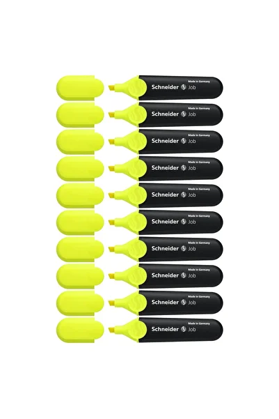 Scheneider Schneider 150 Highlighter Job Yellow Box of 10