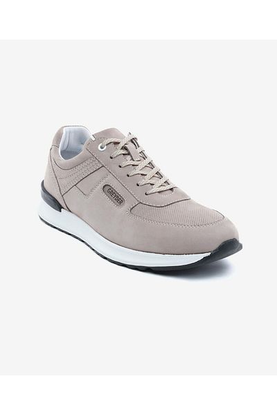Greyder Pantofi sport pentru bărbați din piele naturală din nurcă deschisă 5Y1SA14191N