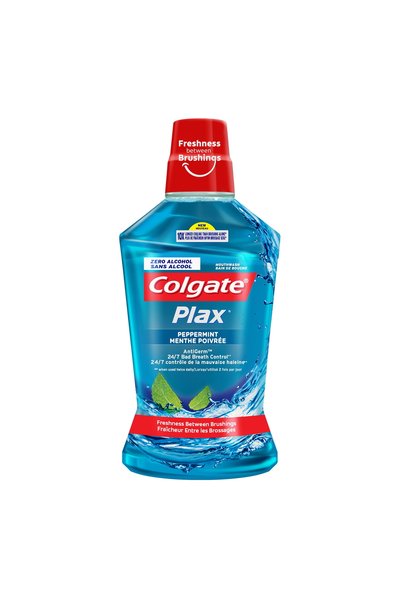 Colgate Plax Mouth Wash Peppermint Mint 500 ml 24/7 Germ Protection & Long-La...