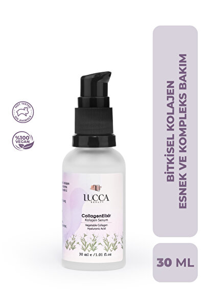 LUCCA BEAUTY Collagenelixir Kolajen Serum 30 ml - Vegan, Sodyum Pca Ve Hyalur...