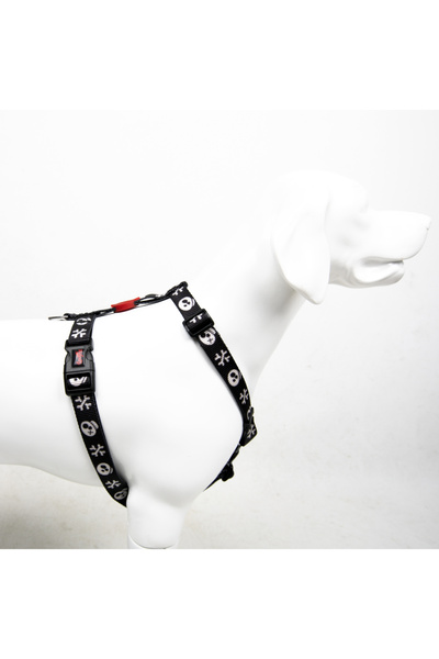 Tailpetz Boo H-Type Chest Collar Adjustable, Comfortable and Durable Patterned Dog Collar
