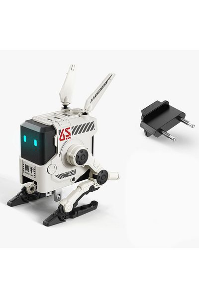 Gravastar Gravastar Charger Alpha65 65W GaN  - Dawn White, EU/UK Plug,2 USB-C PD & 1 USB-A,Fast Charge.