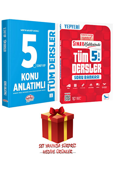 Editör Yayınevi MEB'in Maarif Modeli | 5. Sınıf VIP Tüm Dersler Konu Anlatıml...