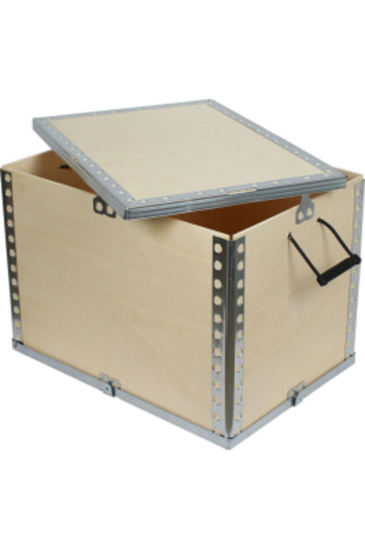 Kolicim 80x60x60cm Ahşap Kargo Kutusu - Ahşap Sandık - 1 Adet