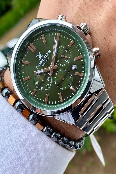 Daniel Klein Men's Wristwatch - Stainless Steel Cord, +3atm Waterproof