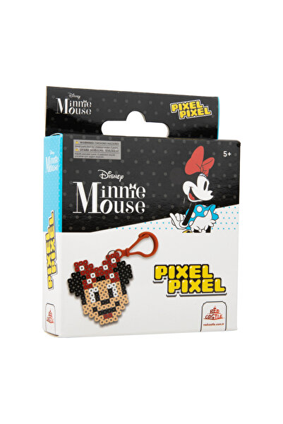 Pixel Pixel Set de activități cu mărgele de codificare cu algoritmă Disney Minnie | Joc de fabricare a brelocurilor