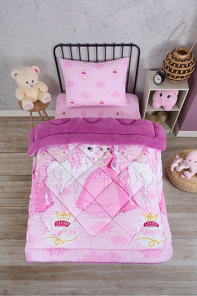 Sudemhome Cuvertură dublă de lux Welsoft Elite, cu o singură față, cuvertură moale din lână, față de pernă Princess Plum