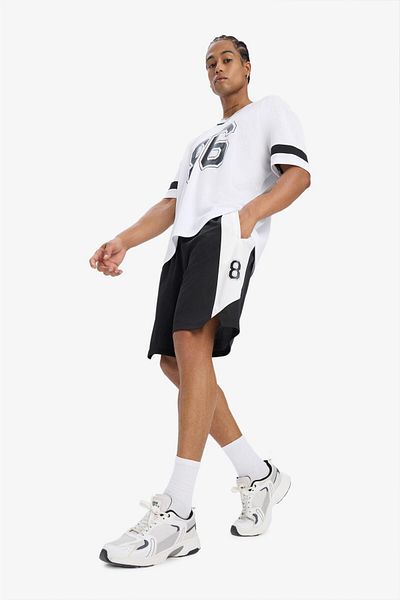 DeFacto Pantaloni scurti DeFactoFit, cu uscare rapidă, cu potrivire standard, pentru sport, E4127AX25SM