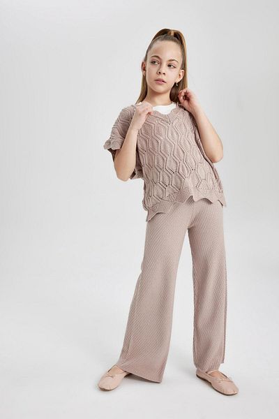 DeFacto Pantaloni de fete din bumbac C0540a824sm