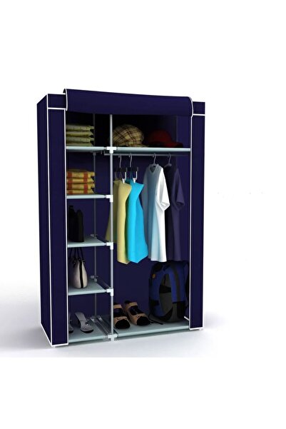 Genel Markalar Tek Yandan Raflı Bez Dolap Çok Amaçlı Raflı Portatif Bez Dolap...