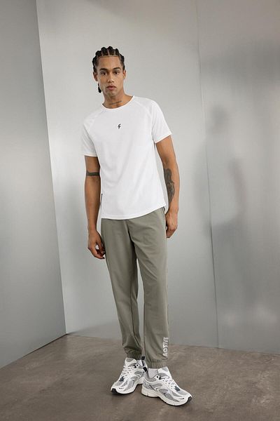 DeFacto Fit Slim Fit тениска с кръгло деколте с принт