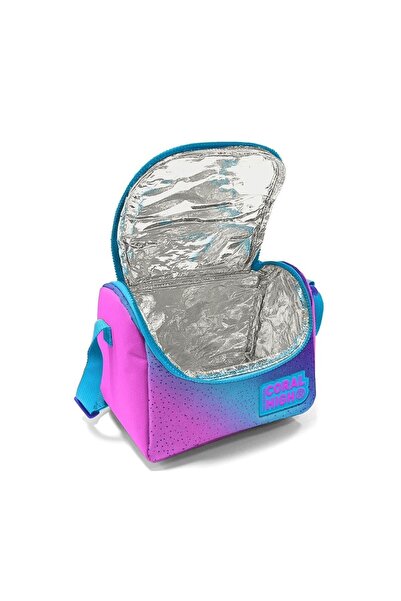 Coral High Kids Açık Pembe Mavi Kaplumbağa Desenli 3’lü Okul Çanta Seti SET0123497