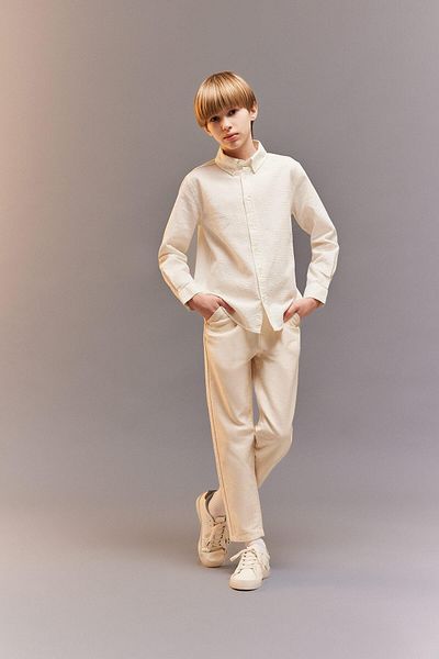 DeFacto Boy's Balloon Fit Standard Twill Παντελόνι B6709a824sp