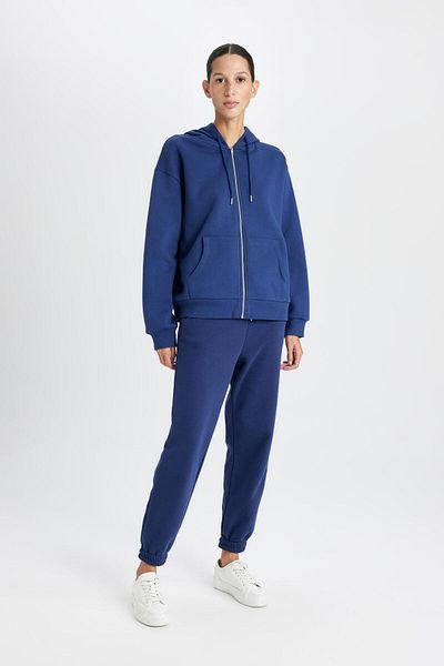 DeFacto Dicke Jogger-Jogginghose mit elastischem Bund und Schnürtasche V2700az24wn