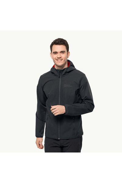 Jack Wolfskin سترة بورنبرج هودي للرجال سوفتشيل-1307471
