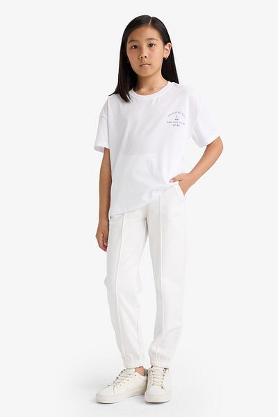 DeFacto Κοριτσίστικο ελαστικό στη μέση Basic Plain Jogger Sweatpants X9036A625AU