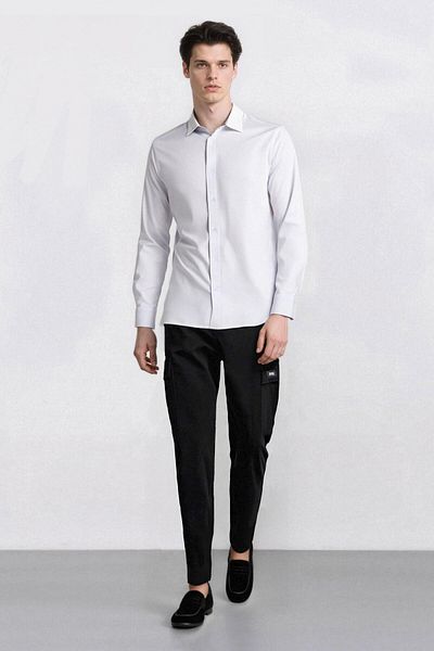 DeFacto Relax Fit Trousers Straight Leg with Cargo Pockets D5967Ax25Sp