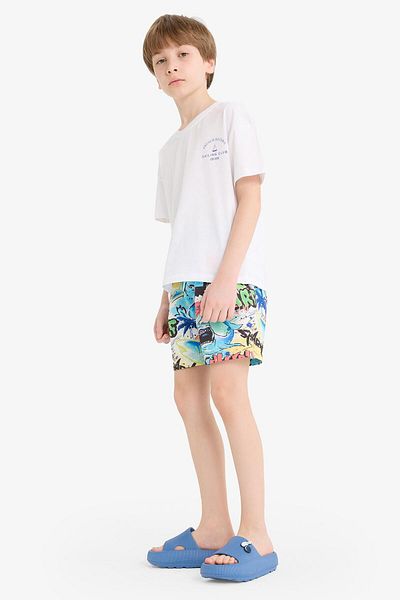 DeFacto Pantaloni scurți de baie pentru băiat F5856A825HS
