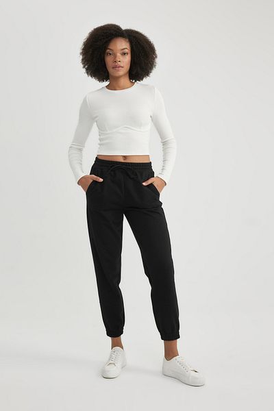 DeFacto Jogger Standard Fit Flexibil Banded Picior Reversibil Trening Fund