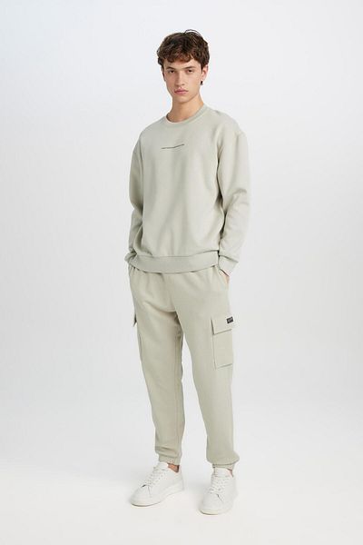 DeFacto Pantaloni de sport Jogger Regular Fit - Buzunar cargo și picior elastic D5252AX25SP