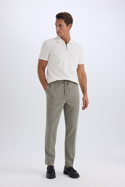 DeFacto Pantaloni de jogger din țesătură de vară - Au legătură în talie.弐A9943AX25SP
