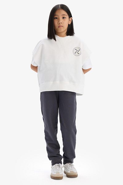 DeFacto Pantaloni de sport Jogger cu talie elastică pentru fete D9623A825SP