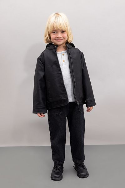 DeFacto Baby Boy Water Repellent Hooded Coat A2220A523Au