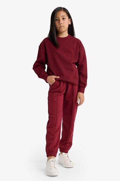 DeFacto Κοριτσίστικο ελαστικό στη μέση Basic Plain Jogger Sweatpants X9036a625au